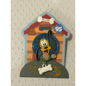 2025 NEW DISNEY PARKS PLUTO DANGLING BONE 95TH ANNIVERSARY PIN LE 3000 95 YEARS